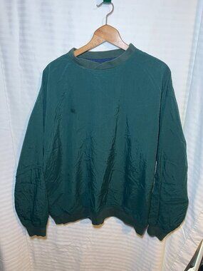 Vintage GEAR for Sports Green Pullover Windbreaker XL